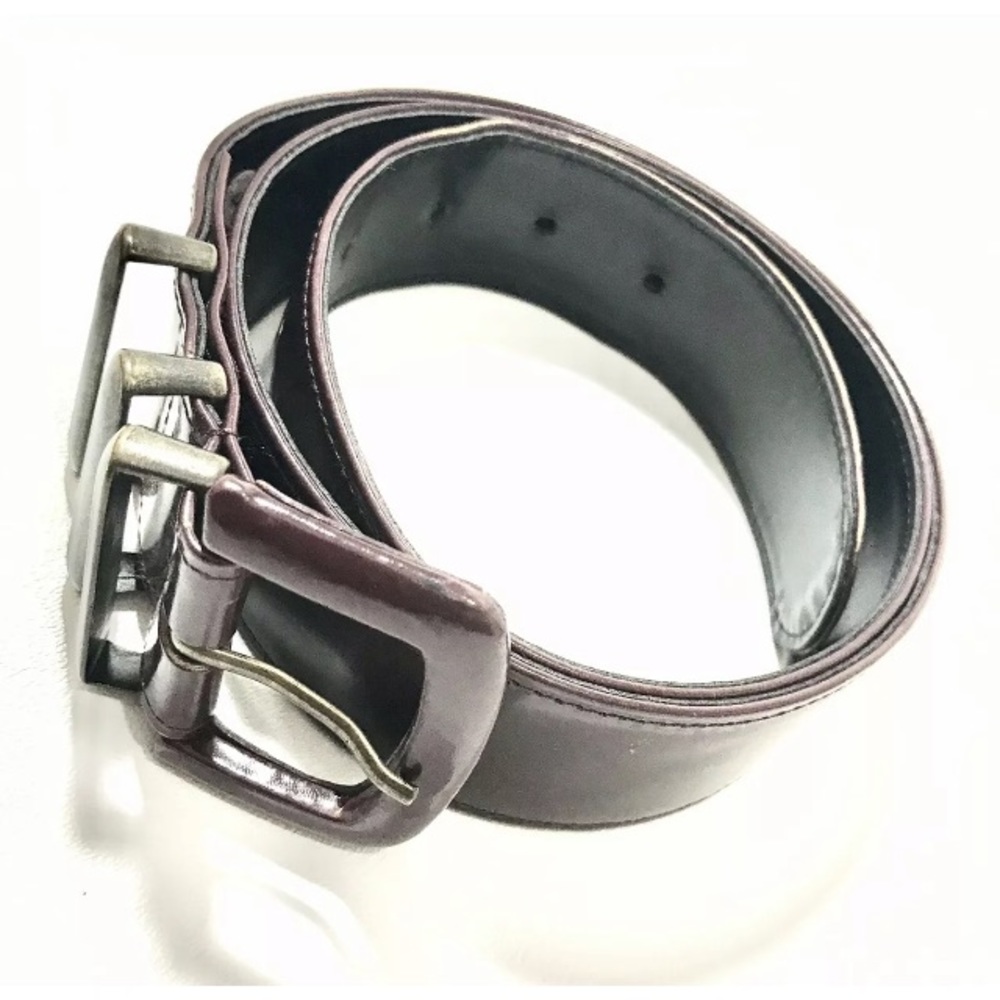 Mondi Vintage 80’s Leather Belt M/L Burgundy